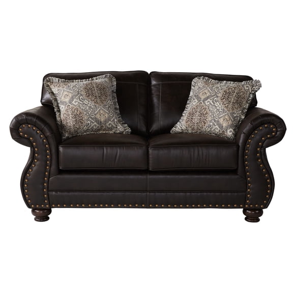 Classic Faux Leather With Quality Upholstery And Wood Frame Upholstered Comfy Cushions Construction