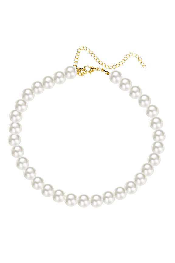 Classic Pearl Necklace for Women, Pearl Choker for Bride, Wedding, and Party, Mother's Day Gift for Mom and Wife, Jewelry & Gift Accessories, G
