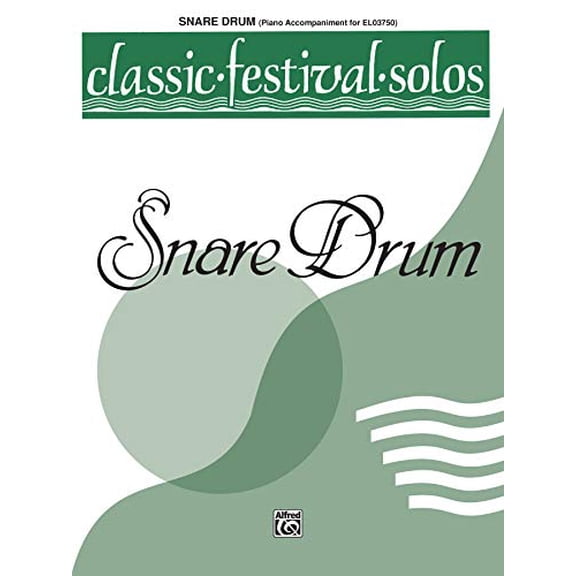 Pre-Owned Classic Festival Solos (Snare Drum), Vol 1: Piano Acc.