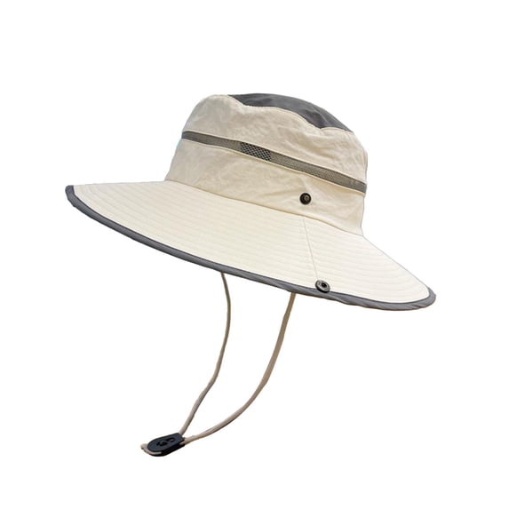 Classic Fisherman Bucket Hat, Wide Brim Breathable Sun Hat for Men and Women, Adjustable Outdoor Hat for Casual Wear and Sun Protection