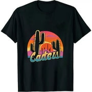 Classic Fit Crew Neck T-Shirt - Vintage Desert Logo, Short Sleeve, Black