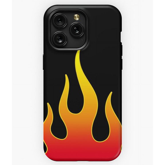 Classic Flame Hot Rod Custom Car Paint Job Graphic A1119 Phone Case for iPhone 11 to 17 Pro Max
