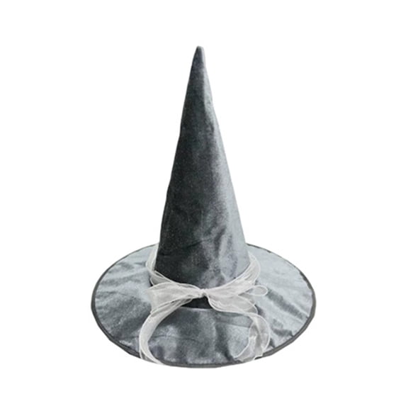 Classic Flannel Witch Hat for Halloween Party Cosplay D A 1pc