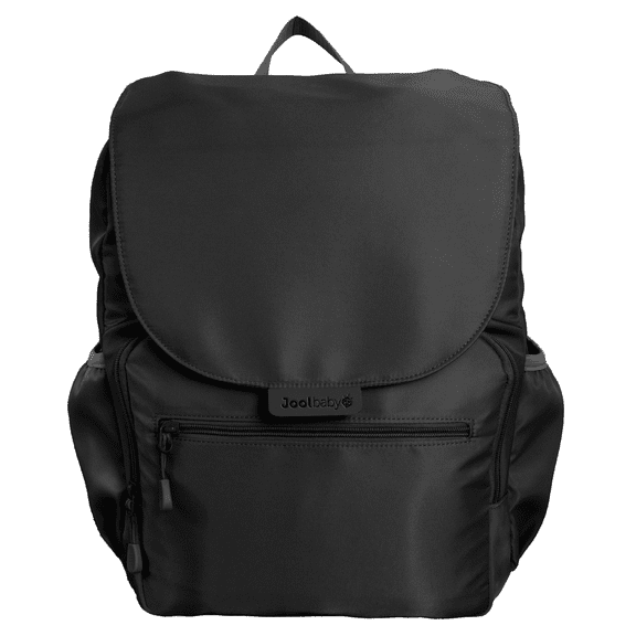 Jool Baby Diaper Bag Backpack with Changing Pad – 12-Pocket Large Capacity Bag, Includes Insulated Bottle Pockets, Portable Breast Pump Pockets, Baby Wipe Dispenser Pocket & More (Black)