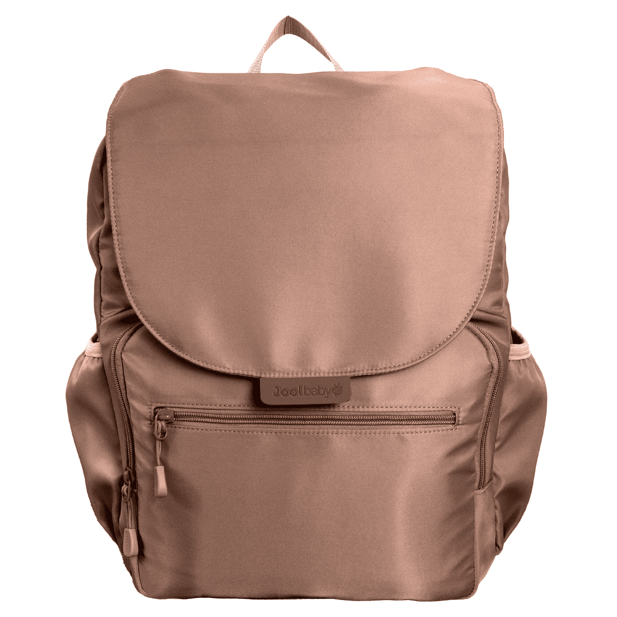 Jool Baby Diaper Bag Backpack with Changing Pad, Large Capacity, Insulated And Portable, Brown
