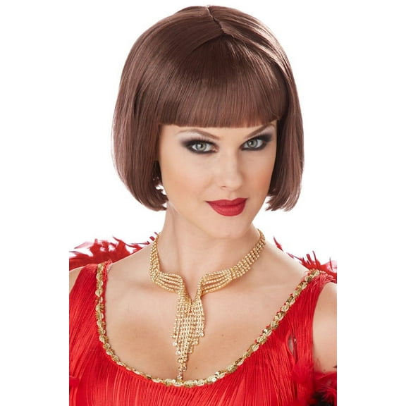 Classic Flapper Costume Wig (Brunette)