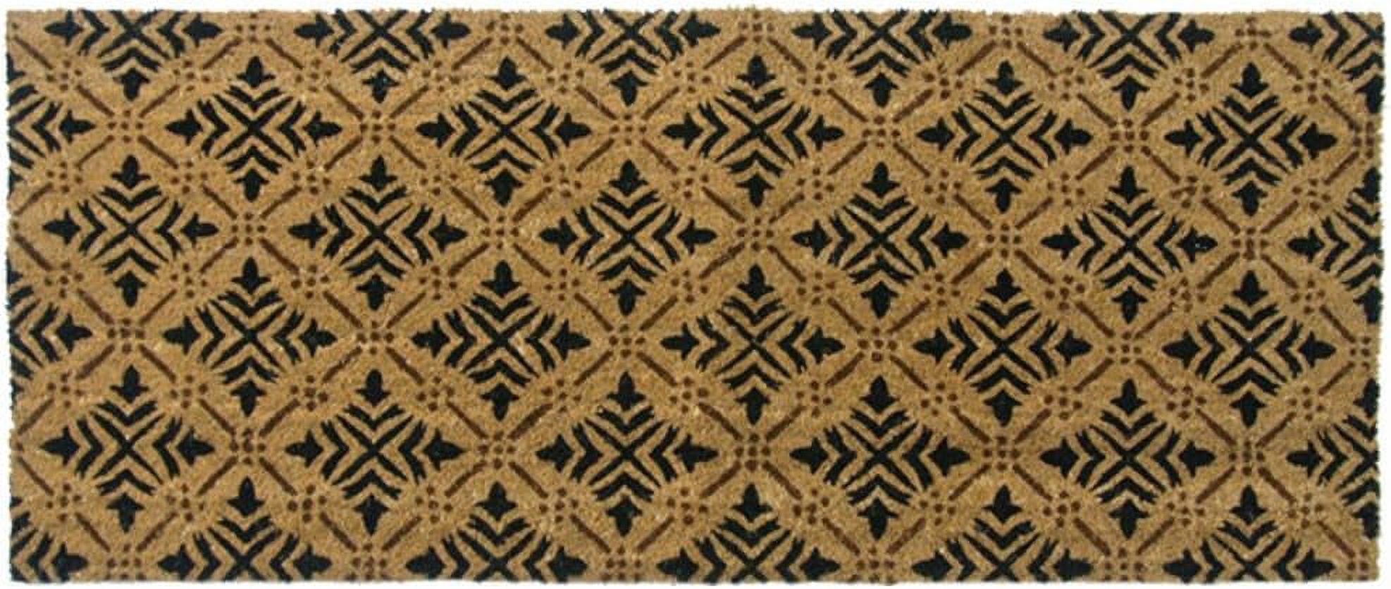Classic Fleur De Lis French Matting Double Door Mat