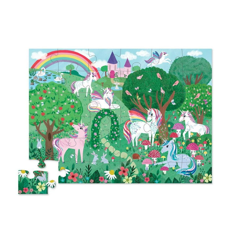 Crocodile Creek Classic Floor Puzzle 36 pc - Unicorn Dreams Crocodile Creek Classic Floor Puzzle 36 pc - Unicorn Dreams