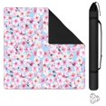 thumbnail image 1 of Classic Floral Design Noise Reducing Mahjong Mat 31.5 Inch Square Rubber Pad with Anti-Slip Backing for Stable Tile Play, Cards & Game Nights, 1 of 7