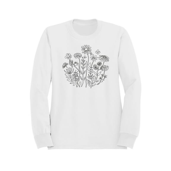Classic Floral Graphic Women's Sweatshirt