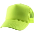 thumbnail image 1 of Classic Foam Front Mesh Back Trucker Hat Baseball Cap Plastic Adjustable Snapback, 1 of 4