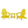 thumbnail image 1 of Classic Folding Adirondack 3-Piece Set with Long Island 18" Side Table, 1 of 1