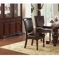 thumbnail image 1 of Classic Formal Set of 2 Dining Chairs Brown Antique Traditional Look Kitchen Dining Room Furniture, 1 of 7