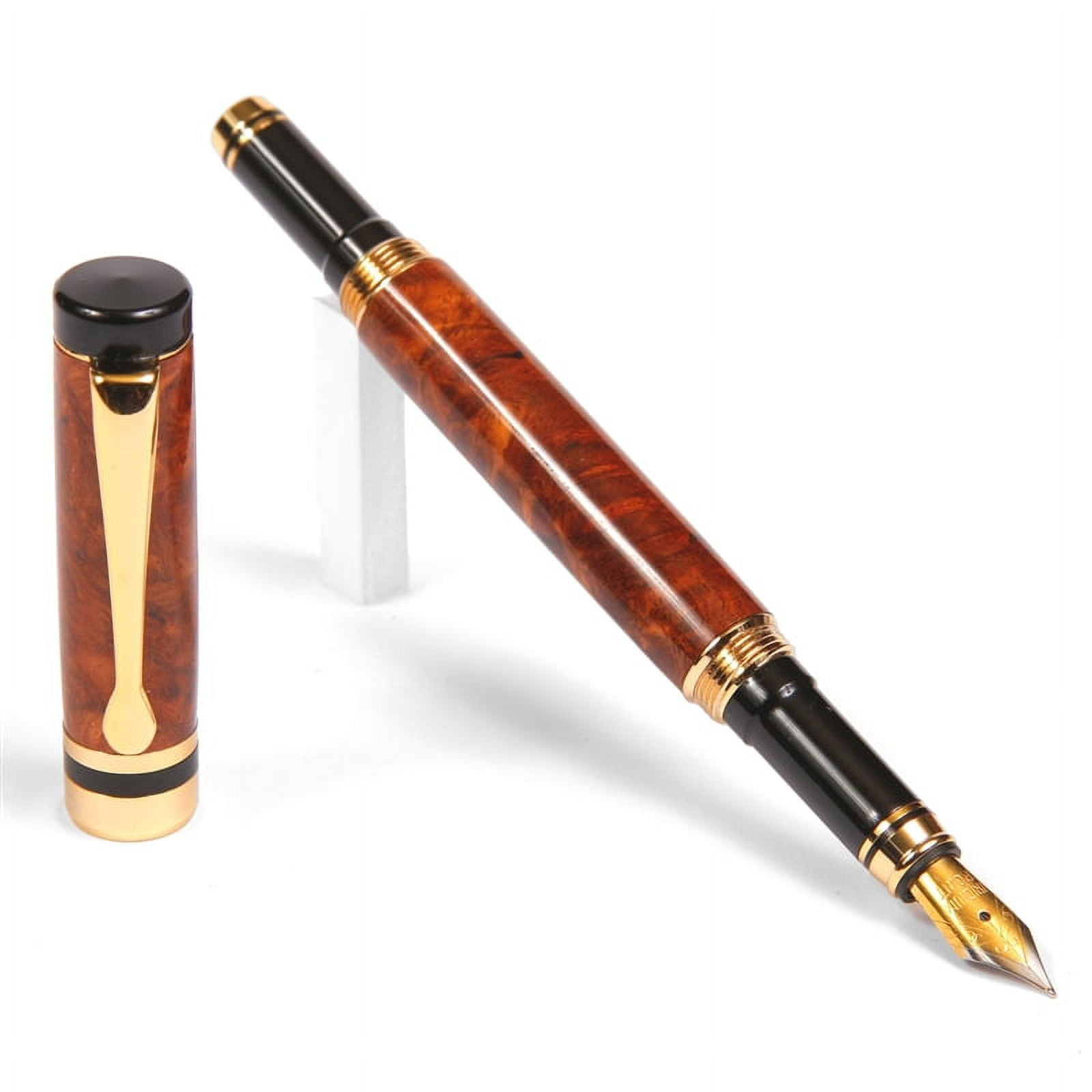 Classic Fountain Pen - Amboyna Burl