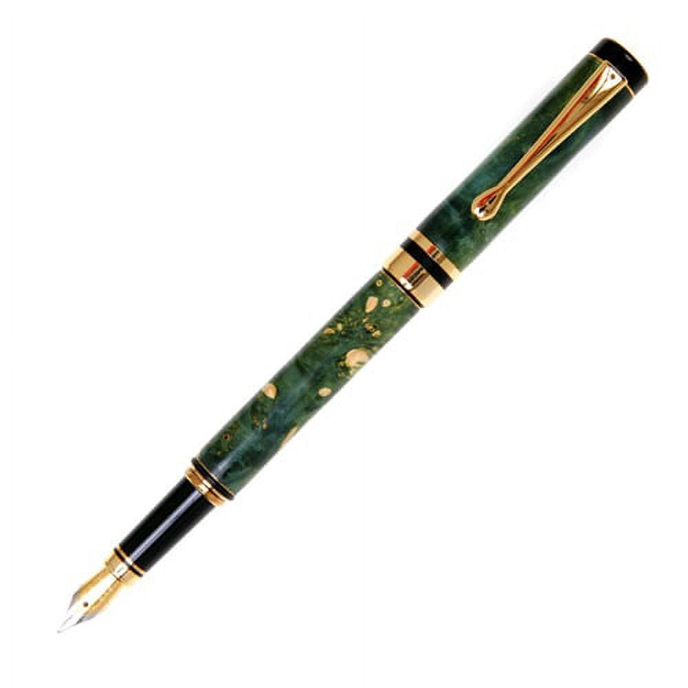 Classic Fountain Pen - Green Maple Burl
