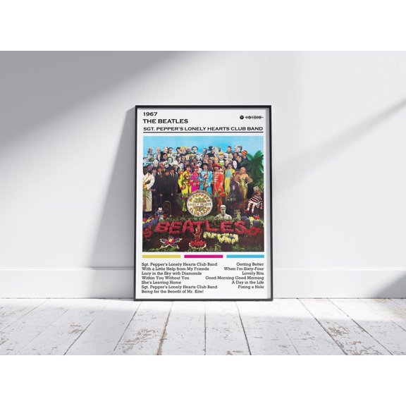 Classic Foursome Monochromatic Studio Archive Costume Group Portrait, Unframed Poster