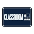 thumbnail image 1 of Classic Framed Classroom Sign (Blue) - Large, 1 of 5