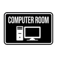 thumbnail image 1 of Classic Framed Computer Room Sign (Blue) - Medium, 1 of 5