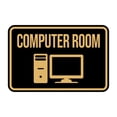 thumbnail image 1 of Classic Framed Computer Room Sign (Blue) - Small, 1 of 5