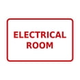 thumbnail image 1 of Classic Framed Electrical Room (White/Red) - Large, 1 of 1