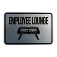 thumbnail image 1 of Classic Framed Employee Lounge Sign (Brushed Gold) - Small, 1 of 5