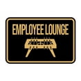 thumbnail image 1 of Classic Framed Employee Lounge Sign (Ivory/Dark Brown) - Large, 1 of 5