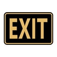 thumbnail image 1 of Classic Framed Exit Sign (Black Gold) - Large, 1 of 1