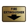 thumbnail image 1 of Classic Framed Fire Extinguisher (Brushed Gold) - Large, 1 of 1