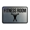 thumbnail image 1 of Classic Framed Fitness Room Sign (Navy Blue / White) - Large, 1 of 5