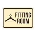 thumbnail image 1 of Classic Framed Fitting Room Sign (Black /Gold) - Small, 1 of 5