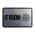 thumbnail image 1 of Classic Framed IT Room Sign (Black Gold) - Medium, 1 of 5