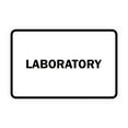 thumbnail image 1 of Classic Framed Laboratory Sign (White) - Small, 1 of 1
