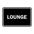 thumbnail image 1 of Classic Framed Lounge Sign (Black) - Small, 1 of 1