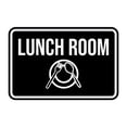thumbnail image 1 of Classic Framed Lunch Room Sign (Brushed Silver) - Small, 1 of 5
