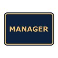 thumbnail image 1 of Classic Framed Manager (Navy Blue/Gold) - Large, 1 of 1