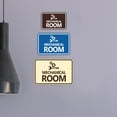 thumbnail image 1 of Classic Framed Mechanical Room Sign (Brushed Silver) - Medium, 1 of 4