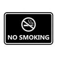 thumbnail image 1 of Classic Framed No Smoking Sign (Black) - Large, 1 of 1