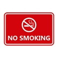 thumbnail image 1 of Classic Framed No Smoking Sign (Red) - Medium, 1 of 1