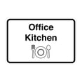 thumbnail image 1 of Classic Framed Office Kitchen Sign (White) - Large, 1 of 5