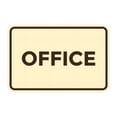 thumbnail image 1 of Classic Framed Office Sign (Ivory/Dark Brown) - Large, 1 of 1