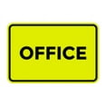 thumbnail image 1 of Classic Framed Office Sign (Yellow / Black) - Medium, 1 of 1