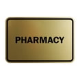 thumbnail image 1 of Classic Framed Pharmacy Sign (Brushed Gold) - Medium, 1 of 1