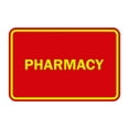 thumbnail image 1 of Classic Framed Pharmacy Sign (Red/Yellow) - Small, 1 of 1
