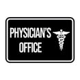 thumbnail image 1 of Classic Framed Physician's Office Sign (Black) - Large, 1 of 5