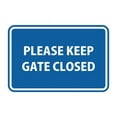 thumbnail image 1 of Classic Framed Please Keep Gate Closed (Blue) - Medium, 1 of 1