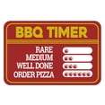thumbnail image 1 of Classic Framed Plus BBQ Timer Rare 1 Beer Medium 2 Beers Well Done 3 Beers Order Pizza 6 Beers Wall or Door Sign | Funny Home Decor - Large, 1 of 9