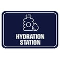 thumbnail image 1 of Classic Framed Plus Hydration Station Door or Wall Sign | Business & Public Signage - Small, 1 of 9