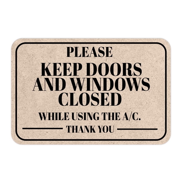 Classic Framed Plus Keep Doors And Windows Closed While Using The