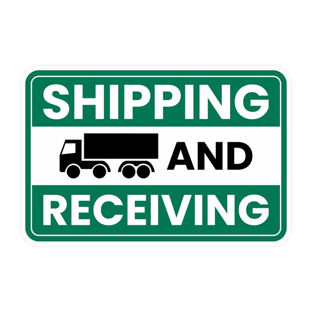 Receiving Point Signs Classic Framed Plus Shipping And Receiving Wall or Door Sign ...