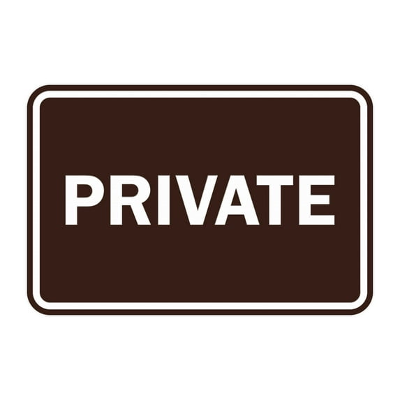 Classic Framed Private (Dark Brown) - Medium